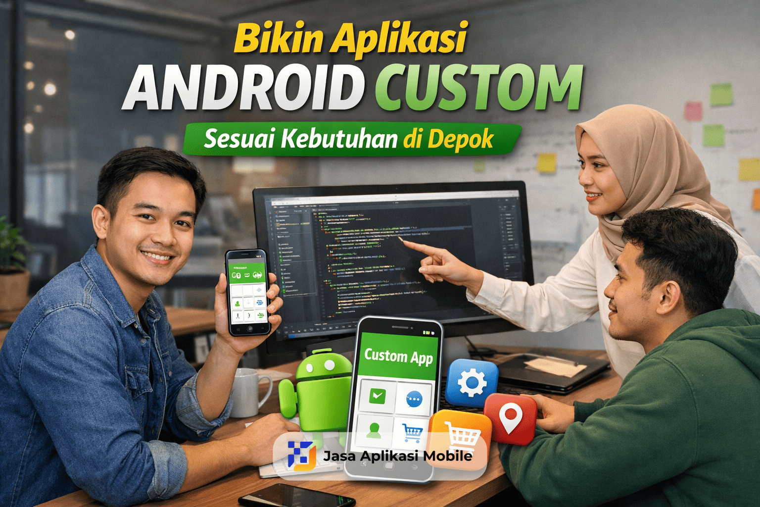 Bikin Aplikasi Android Custom Sesuai Kebutuhan di Depok